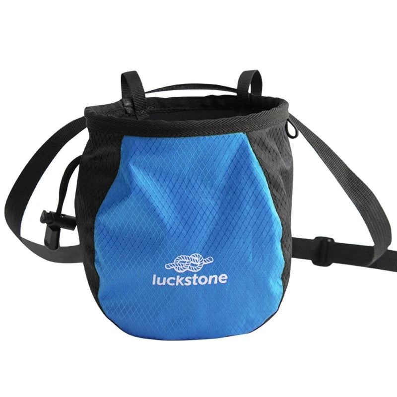 Rock Climbing Chalk Bag Outdoor Bouldering Magnesia Drawstring Closure Bag Nonslip Chalk Bag Bouldering Chalk Bag R66E