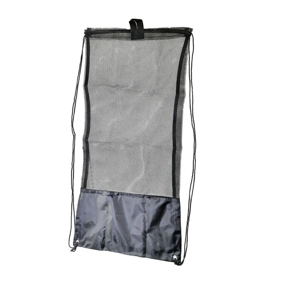 Mesh Gear Bag for Snorkel Equipment Scuba Diving Snorkel Bag Backpack for Snorkeling Fins Swimming Gear Beach and Sports Device