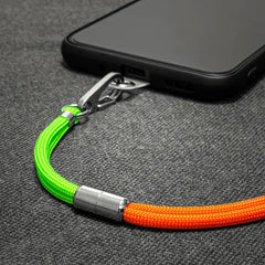 Long Hanging Neck Outdoor Nylon Climbing Rope Lanyard Bold Pendant Phone Universal with Fixed Clip Lanyard Mobile Phone Lanyard