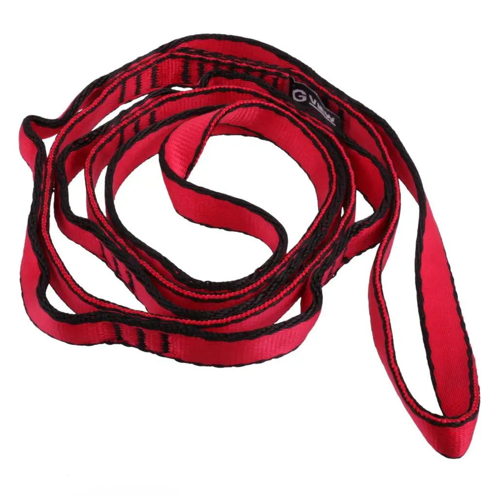 23KN 110cm Tree Rock Climbing Rigging Sling Rope Webbing Strap with Loop