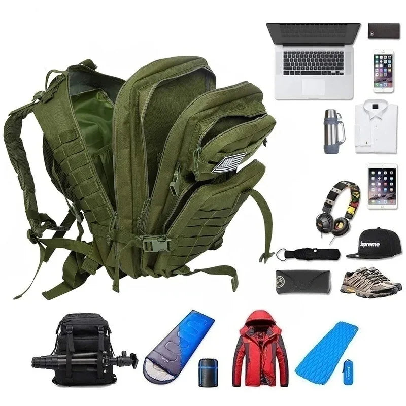 Outdoor sports bag Hiking backpack Outdoor camping hiking bag suitable for travel, work, camping, hunting, hiking, sports