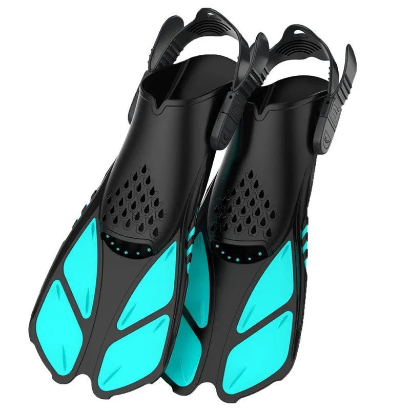 Professional Snorkeling Foot Diving Fins Adjustable Adult Swimming Fins Flippers Swimming Equipment Water Sports Child Kid Adult