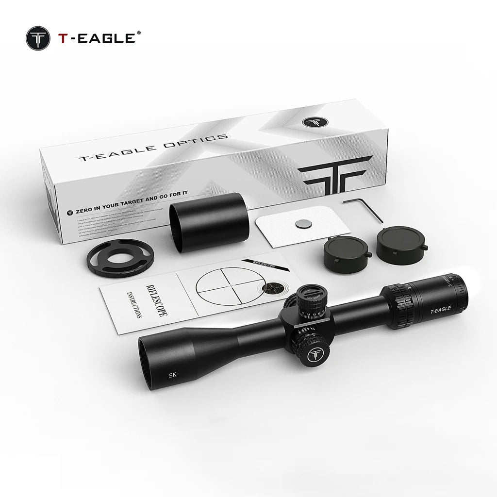 T-EAGLE SK 3-15x44 FFP Tactical Caza Riflescope Spotting Scope for Hunting Illumination Air gun Airsoft Optical Sight