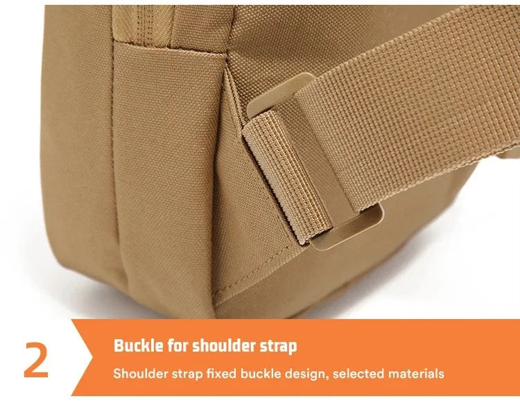 Tactical Shoulder Chest Bag Pistol Holster Concealed Carry Sling Crossbody Range Gun Convertible Backpack for Hunting Camping