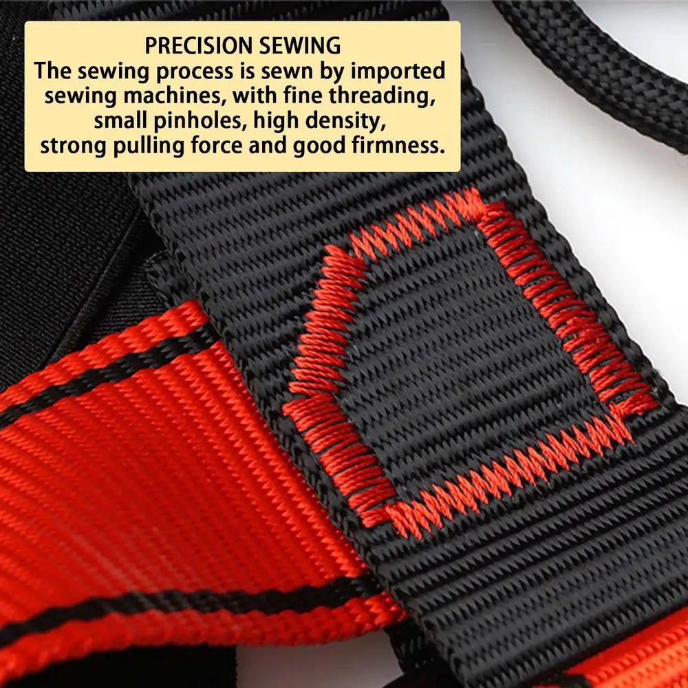 Half Body Climbing Harness Waist Safety Harness for Mountaineering Rock Climbing Thickened Wide Rappelling Tree Climbing Strap