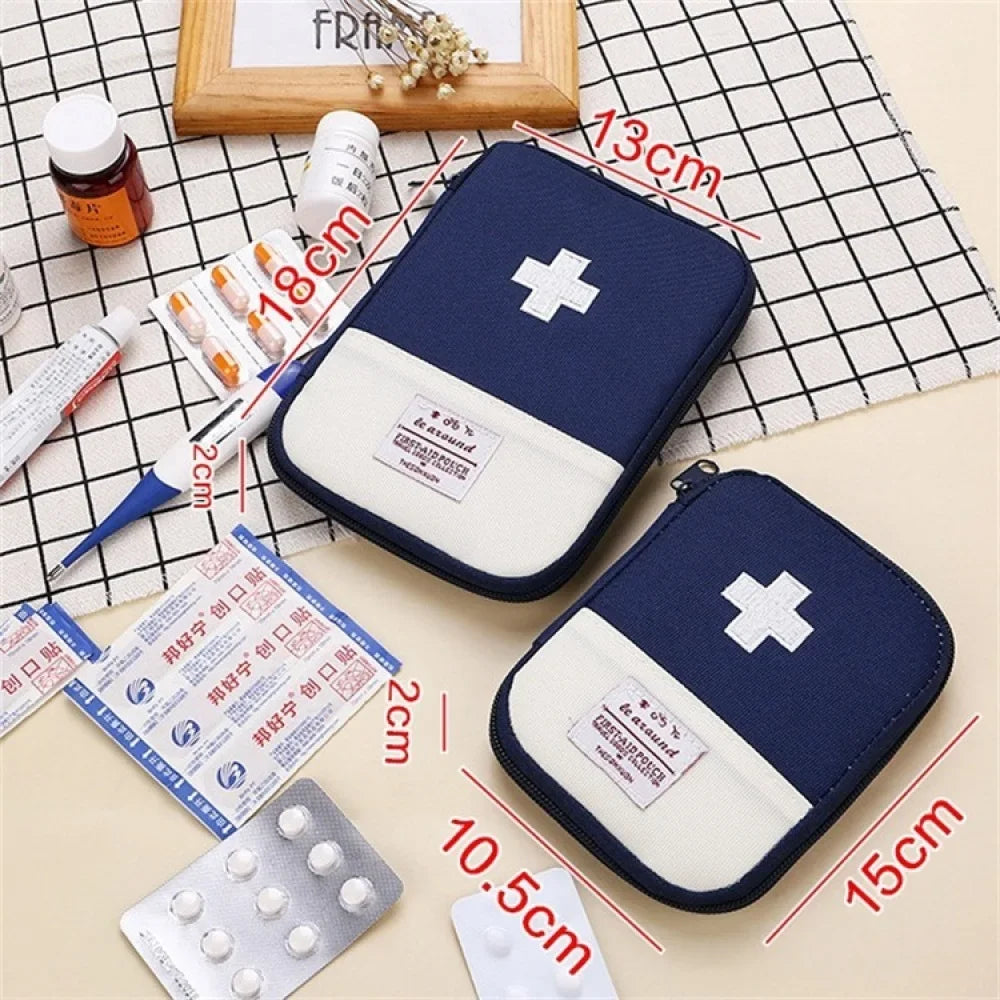 Portable First Aid Medical Kit Travel Outdoor Camping Useful Mini Medicine Storage Bag Camping Emergency Survival Bag Pill Case