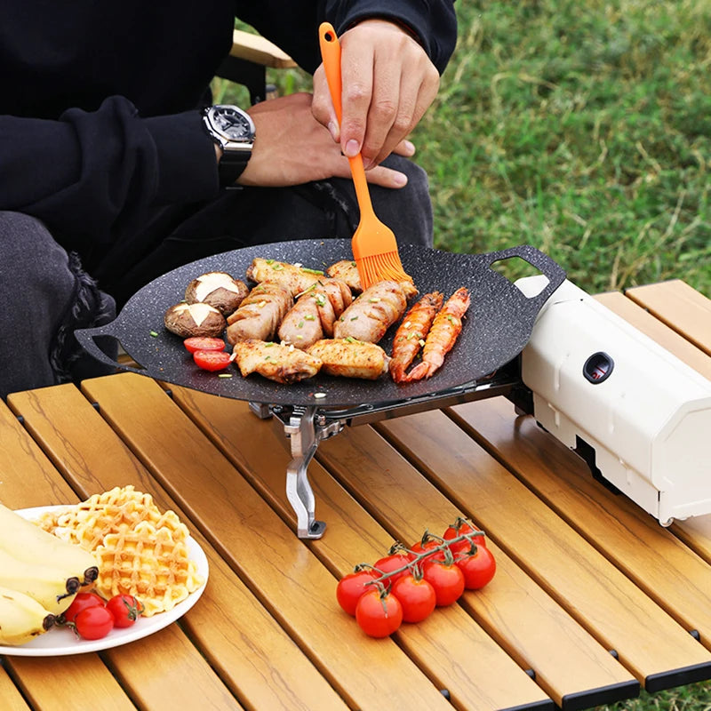 Camping Gas Stove 2600W Portable Folding Cassette Gas Burner Outdoor Picnic Travel Cooking Grill Cooker Heating System