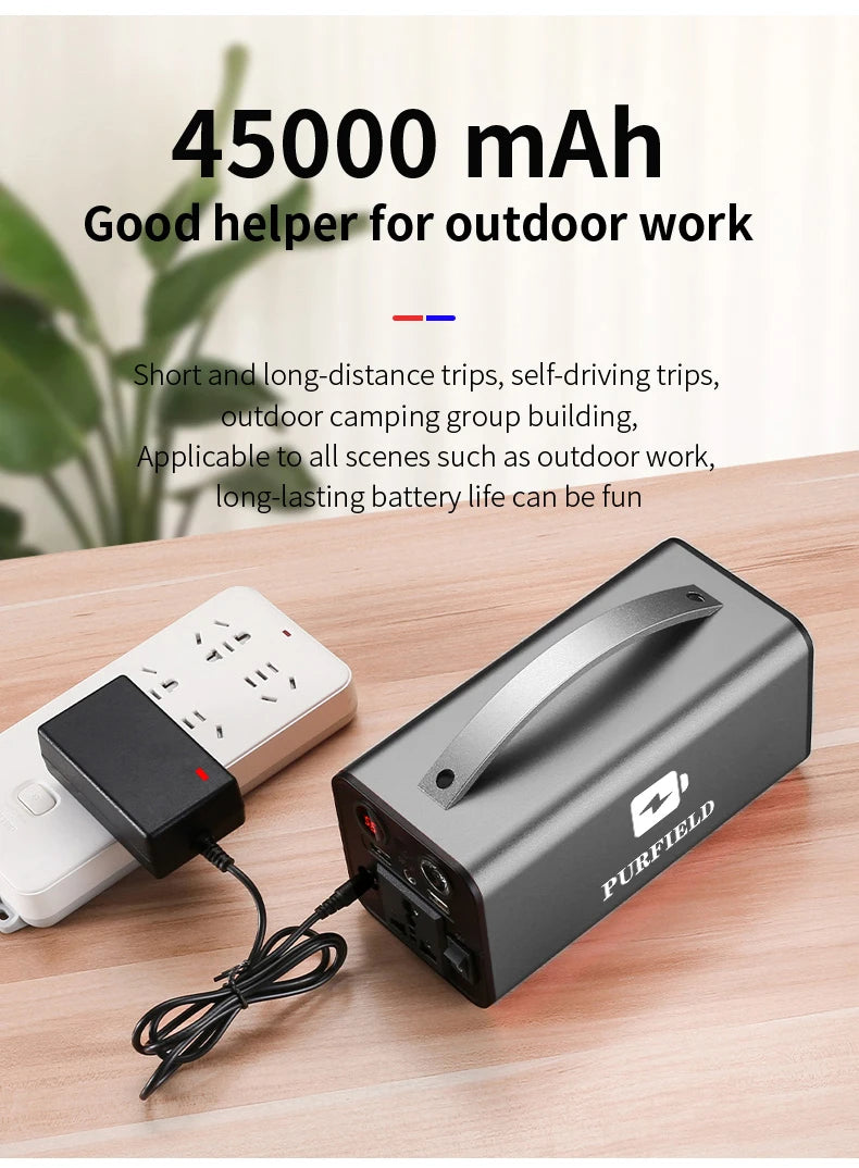 90000mAh 300W Portable Power Station 45000mAh 180W Outdoor Emergency Power Supply Power Bank Generator DC output Battery Charger