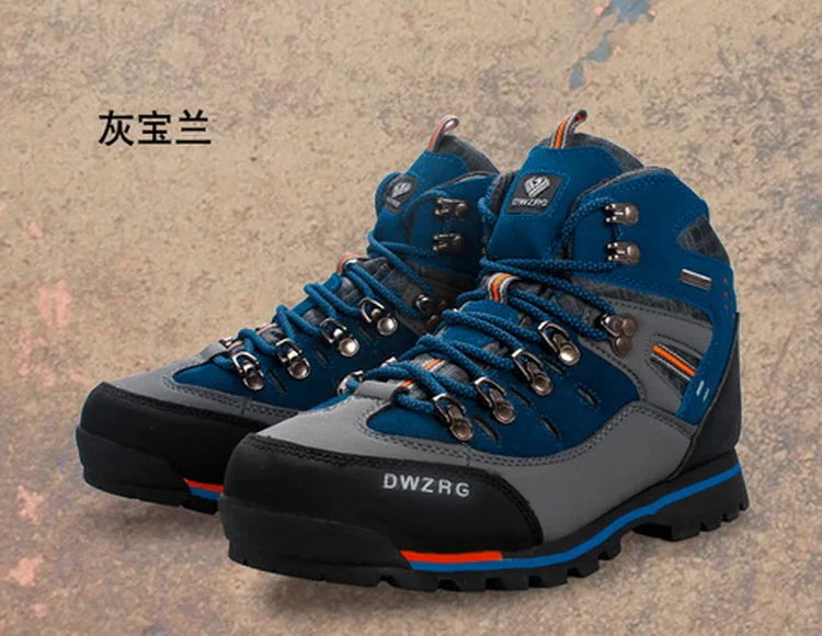 2023 Men Outdoor Ankle Boots Waterproof Sports Shoes Mountain Climbing Classic Footwear Leather Sneakers Hiking Boots Fashion