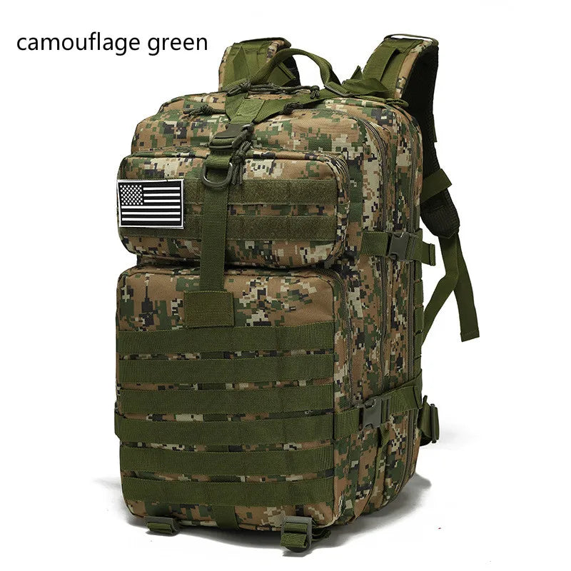 Hunting bag 50L 1000D nylon waterproof camping trip fishing hunting bag backpack outdoor military backpack tactical sports