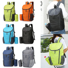 1pc Outdoor Packable Backpack Large-capacity Foldable Waterproof Camping Backpack For Men Women Lightweight Mountaineering Bag