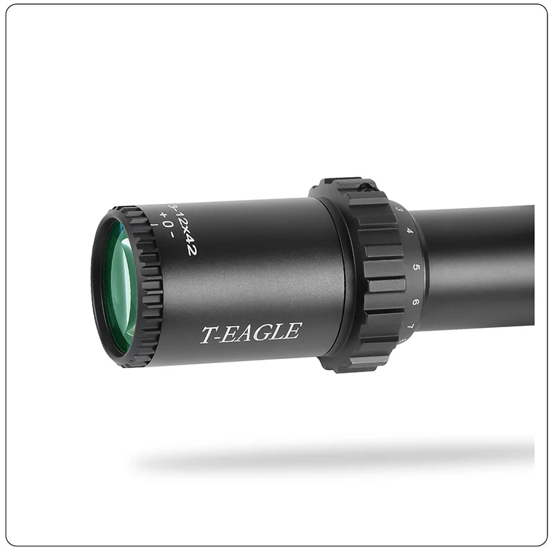 T-EAGLE New MR3-12x42 FFP Tactical Riflescope  Spotting Rifle Scope Hunting Optic Collimator Airsoft Gun Sight