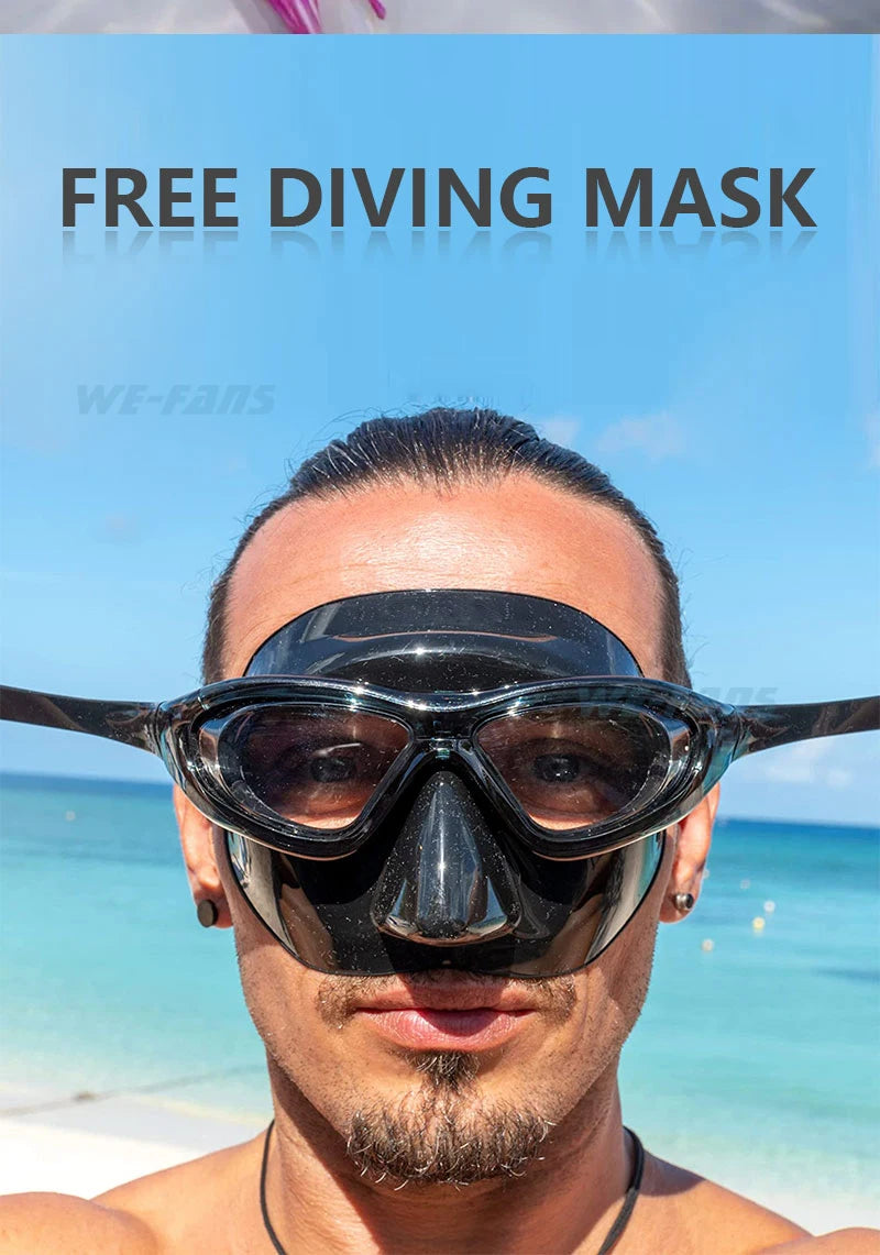 Free Diving Masks Low Volume Diving Mask And Snorkels Goggles Glasses Diving Swimming Easy Breath Tube Set Scuba Mask Equipment