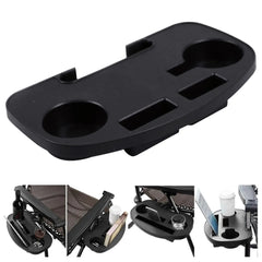 Recliner Side Table Cup Holder Tray Folding Reclining Chairs with Mobile Phone Slot for Sun Lounger Hiking Fishing Camping Beach