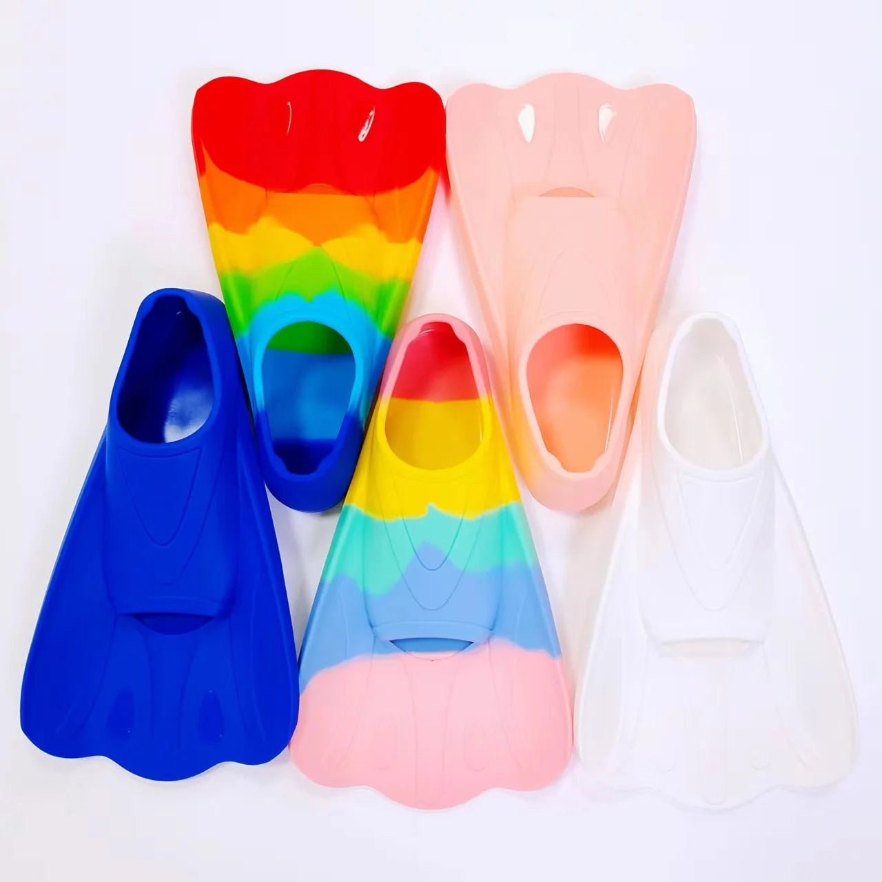 Professional Silicone Short Flippers Butterfly Frog Shoes for Kids Adult Free Swimming Snorkeling Sports Equipment Special Fins