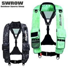 Portable Sea Fishing Automatic Inflatable Life Jacket Adult Swimming Fishing Buoyancy Vest Professional Water Safe Fishing Vest