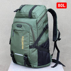 60L/80L Two Sizes Travel Backpack Men Women Large Capacity Outdoor Luggage Bags Student Laptop Bag Camping Rucksack