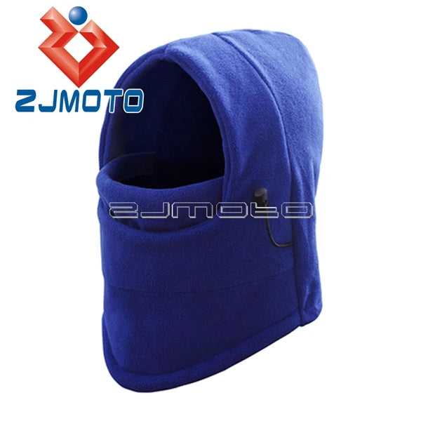 Motorcycle Cycling Fleece Balaclava Full Face Mask Neck Windproof Outdoor Ski Warm Mask Multicolor Mountaineering Helmet Hood