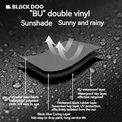 NatureHike Blackdog 2-3 Person Automatic Sunshade Tent