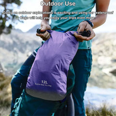 Dry Bag Waterproof Stuff Sacks Clothing Water Resistance Storage Pack Boating Camping Trekking Canoing Sports Running