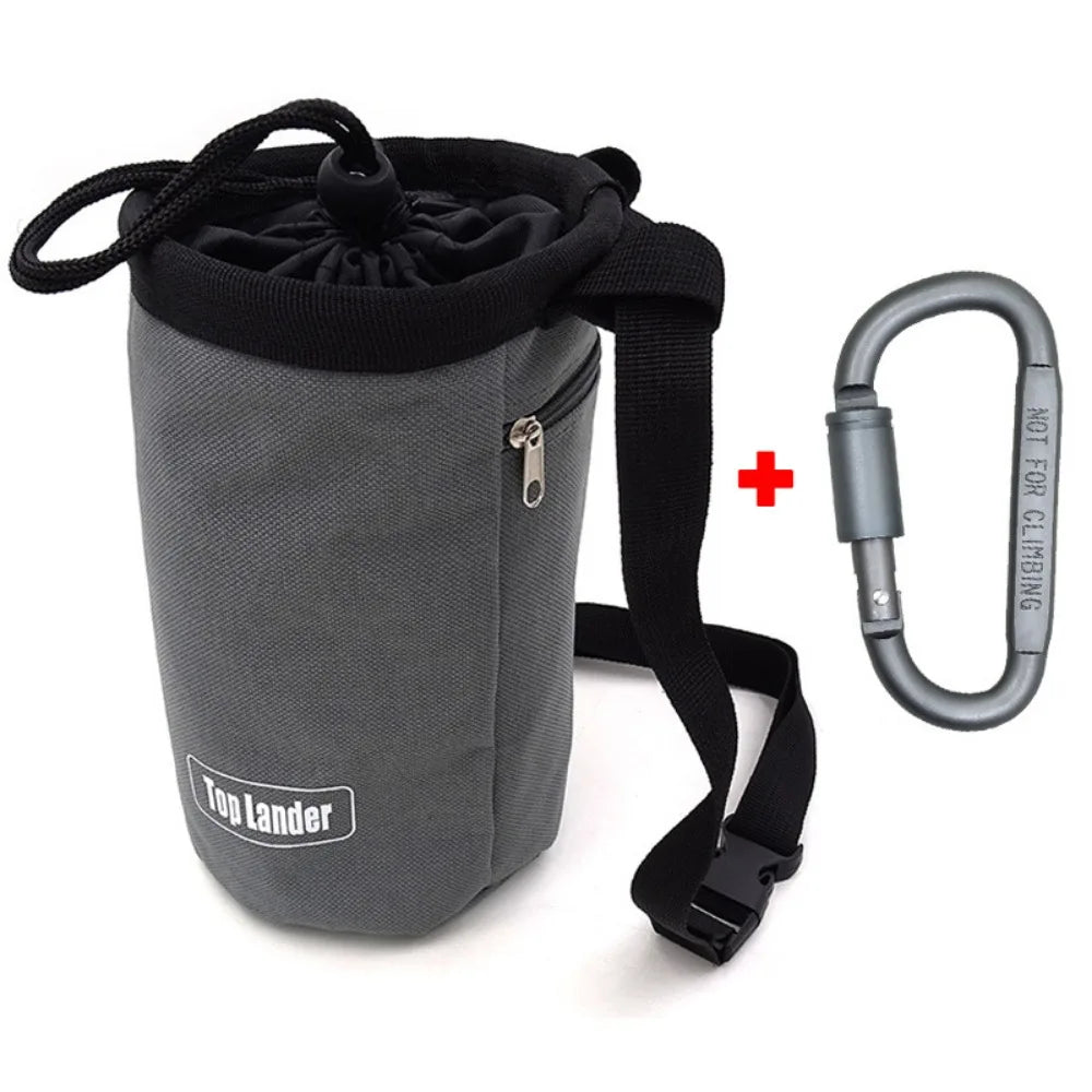 Rock Climbing Chalk Bag Boulder Waterproof Magnesium Powder Storage Adjustable Waist Gymnastic Weightlifting Pouch GYM Equipment