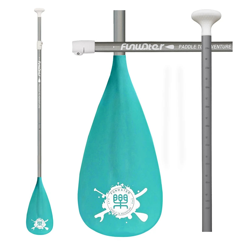 Free Shipping 210cm SUP surfboard paddle aluminum alloy double head slurry Retractable and removable slurry water sports