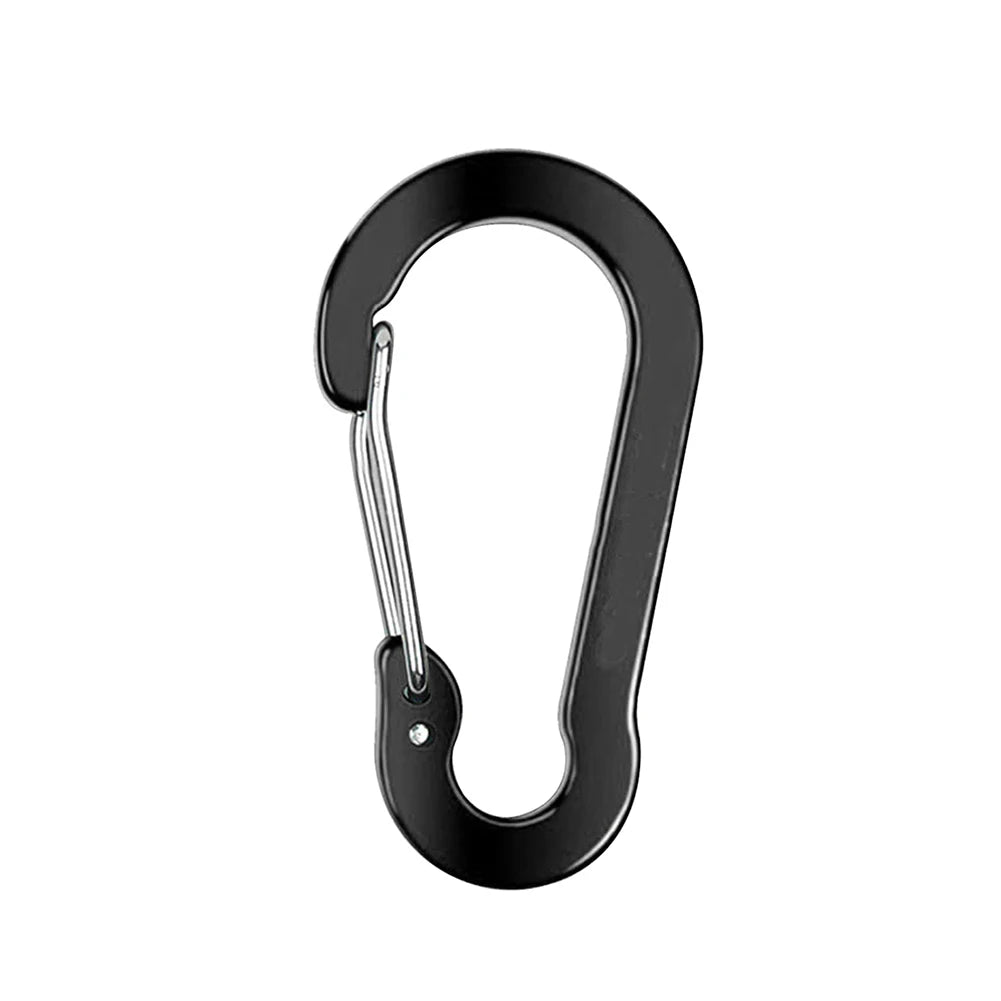 6pcs Carabiner Clip Aluminum Alloy Keychain Lock Buckle Snap D-Ring Clip Outdoor Backpack Camping Multi Tool Fishing Hiking Hook