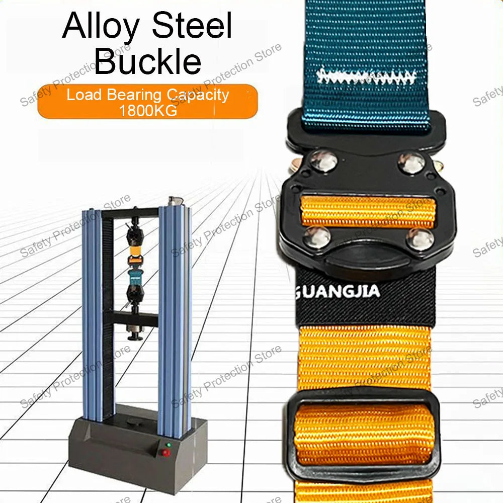 High Altitude Work Safety Harness Five-point Full Body Safety Belt Safety Rope Outdoor Climbing Construction Protect Equipment