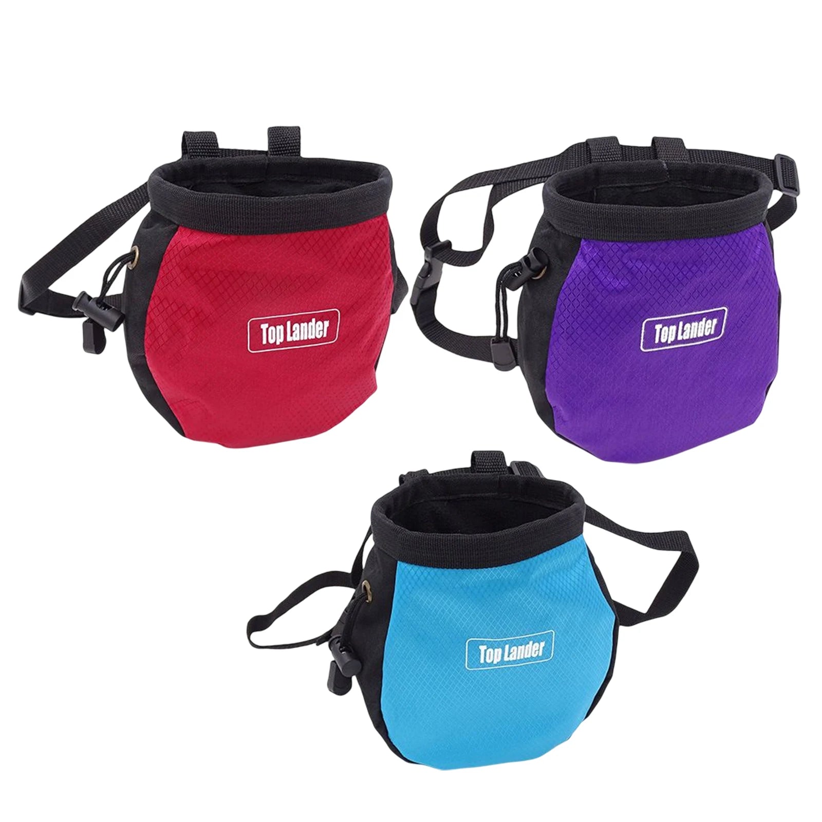 Gymnastics Rock Climbers Magnesium Powder Storage Bag Adjustable Waist Belt Nonslip Chalk Bag Weightlifting Climbing Equipment