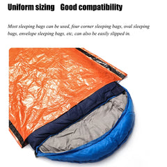 Portable Waterproof Emergency Survival Sleeping Bag Outdoor Edc Camping Gear Thermal Sack First Aid Rescue Kit Mylar Blanket