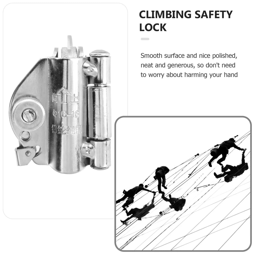 Exterior Wall Cleaning Safety Rope Self-Locking Device Climbing Slow-Down Safety Lock Safety Rope Anti-Fall Self-Locking Device