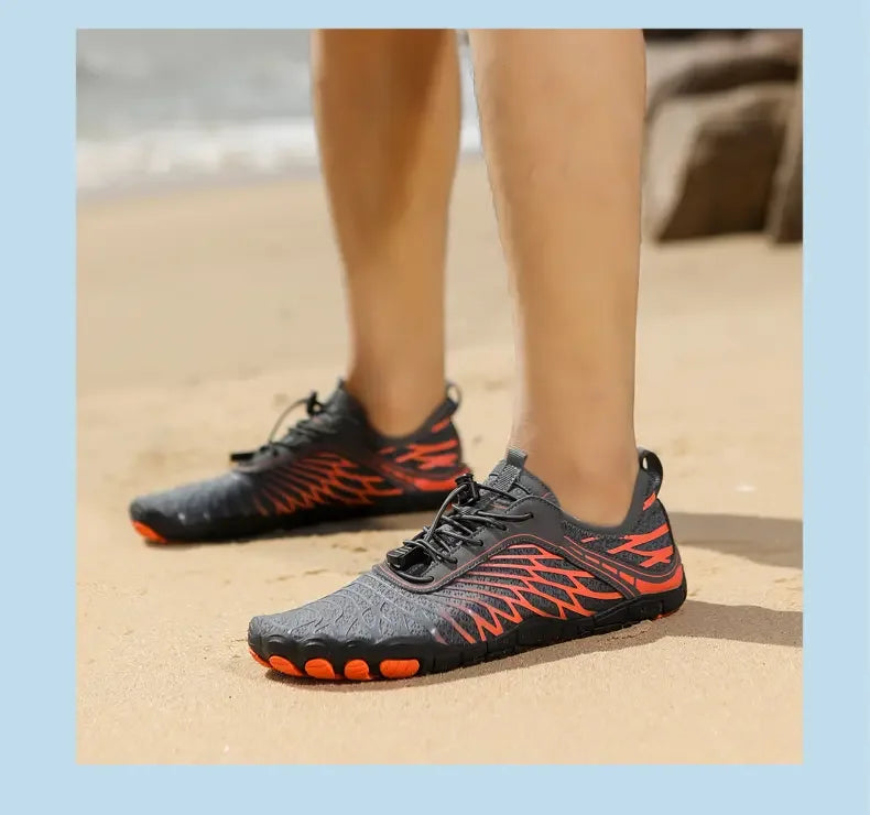 Swimming Water Shoes For Men Women Barefoot Beach Sandals Upstream Aqua Diving Shoes Fitness Yoga Surf Hiking Wading Sneakers