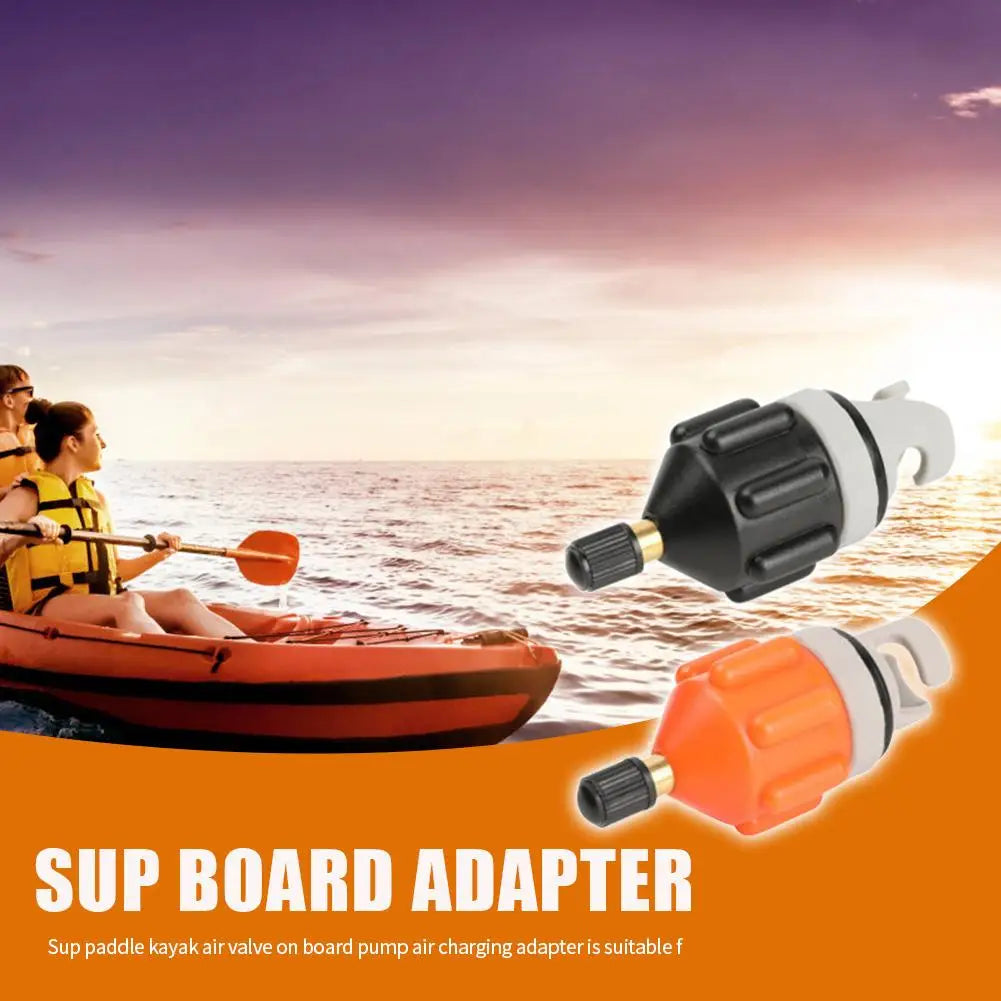 Hot Boat Air Valve Adaptor Nylon Kayak Inflatable Pump Adapter for SUP Board Durable Air Valve Adaptor Wear-resistant Rowing