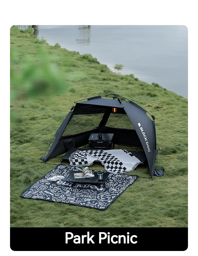 NatureHike Blackdog 2-3 Person Automatic Sunshade Tent