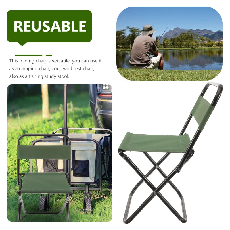 Folding Chairs Train Sketching Beach Metal Cloth Foldable Lightweight Portable Chair Table Heavy Duty Chair Beach for Adults