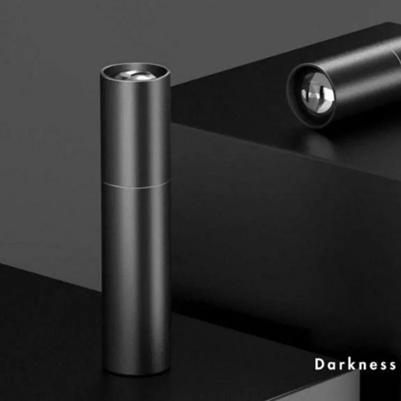 Mini Telescopic Zoom Flashlight 3 Light Mode Torch USB Rechargable Waterproof Powerful Flashlights Outdoor Portable Torch Lamp