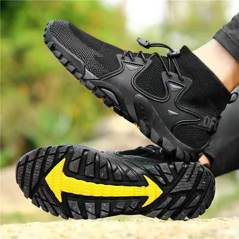 Breathable Mesh Men's Botas Tactical Boots Hiking Soft Shoes Outdoor Non-Slip Trail Trekking Climbing Designer Wading Sneakers