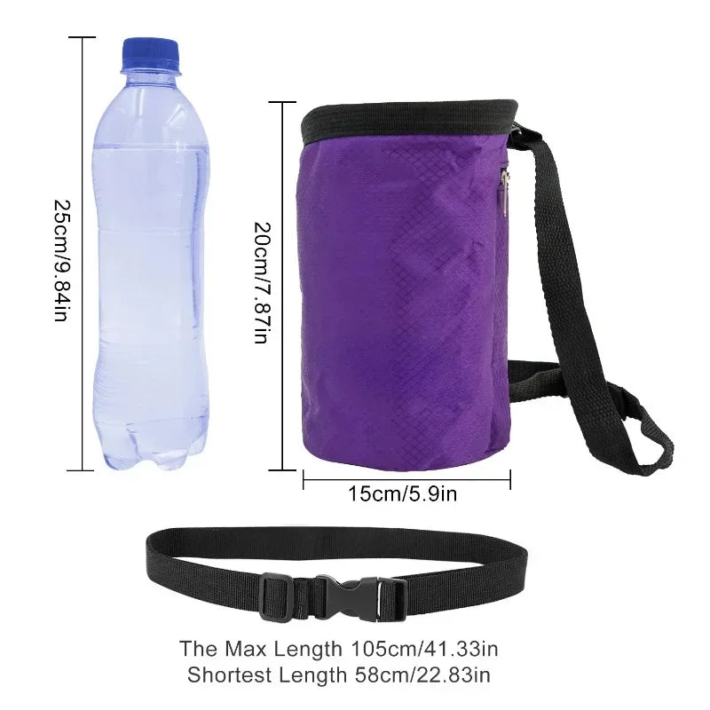 Magnesia Sack Rock Climbing Chalk Bag Waterproof Pocket for Weight Lifting Outdoor Bouldering Magnesia Pouch Climbing Equipment