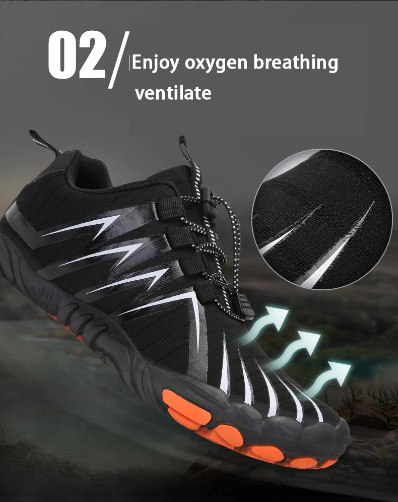 Men's And Women's Water Shoes Outdoor Leisure Swimming Rock Climbing Fitness Beach Shoes Quick Dry Non-slip Rubber Sole