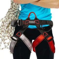 Half Body Climbing Harness Waist Safety Harness for Mountaineering Rock Climbing Thickened Wide Rappelling Tree Climbing Strap