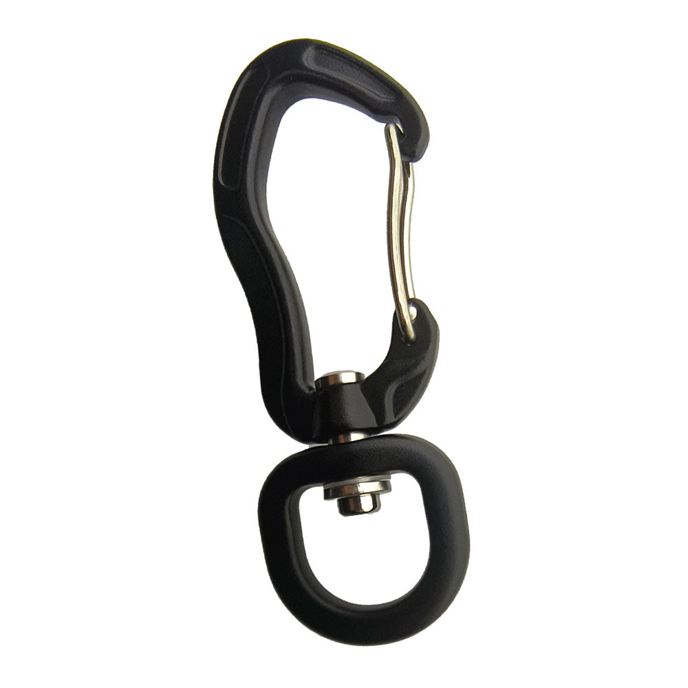 Rotating Climbing Carabiner D-type Auto Locking Clip Kite Pet Leash Hammock Buckle Spinner Keychain Rope Swivel Carabiner