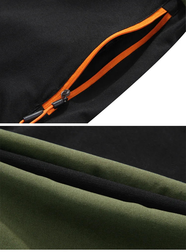 TRVLWEGO Summer Men Hiking Pants Fishing Trousers Trekking Quick Dry Outdoor Travel Elastic Fabric Cycling Camping Clothing