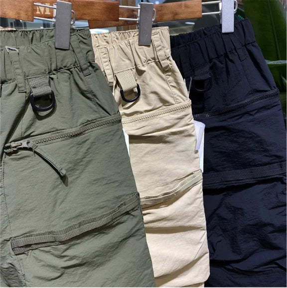 Men's Casual Shorts Overalls Loose Five-point Pants Sports Clothing Outdoor Hiking Trekking Camping Tooling Climbing Fitness