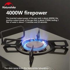 Naturehike Gas Stove IGT Table Burner Strong Fire Heater Outdoor Camping Cookware Stainless Steel 4KW High Power Desktop Furnace