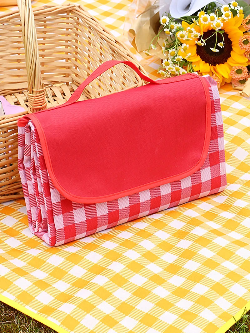 1PC Foldable Picnic Mat Portable Sand Beach Mats Non-woven Fabric Thicken Tent Camping Blanket Pad Moisture-proof Outdoor Picnic