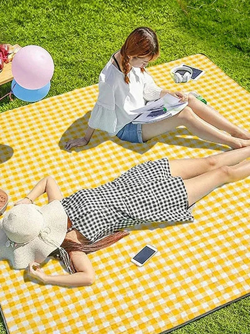 1PC Foldable Picnic Mat Portable Sand Beach Mats Non-woven Fabric Thicken Tent Camping Blanket Pad Moisture-proof Outdoor Picnic