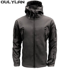 Oulylan Windproof Outdoor Jacket Military Tactical Waterproof Shark Skin Soft Shell Comfortabe Camping Hunting Hiking Jacket