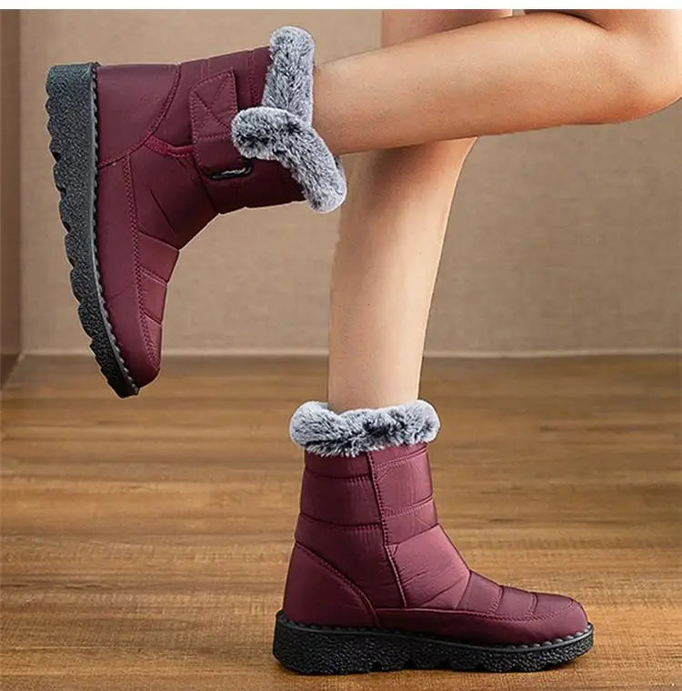 Snow Boots Women New Shoes Woman Waterproof Women Shoes Keep Warm Boots For Women Plush Fashion Botas Mujer Winter Boots