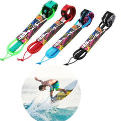 6ft/8ft Surfing Leash Surf Leg Rope Surfboard Foot Leash TPU 7mm Thick Stainless Swivels Longboard Foot Rope Surfboard Leash