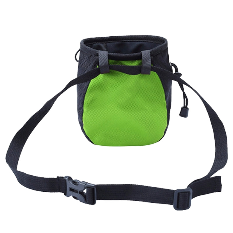 Rock Climbing Chalk Bag Weightlifting Adjustable Drawstring Chalk Bag  Bouldering Equipment EDC